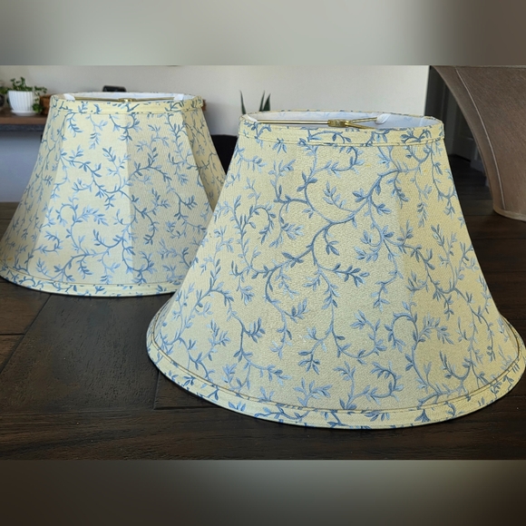 Authentic Original Vintage Style Other - French Country or Costal Lampshade Set of 2